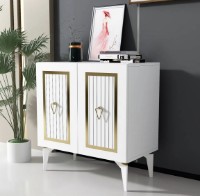 Dulăpior Trendy Capri White/Gold 79x75x40cm GTR006284 imaginea #2 — magazin online Desire.md