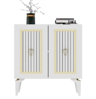 Dulăpior Trendy Capri White/Gold 79x75x40cm GTR006284 imaginea #3 — magazin online Desire.md