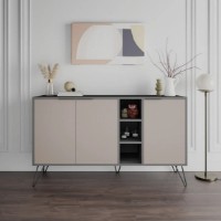 Dulăpior Trendy Clara Anthracit/Light Mocha 142x83x35cm GTR001132