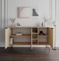 Тумба Trendy Clara Oak 142x83x35cm GTR001133 фото №2 — интернет-магазин Desire.md