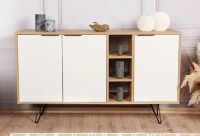 Dulăpior Trendy Clara Oak/White 142x83x35cm GTR001136