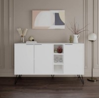 Dulăpior Trendy Clara White 142x83x35cm GTR001131