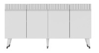 Dulăpior Trendy Defne White/Silver 150x80x40cm GTR006289 imaginea #4 — magazin online Desire.md