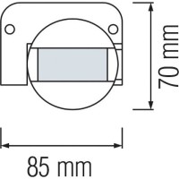 Senzor de mișcare a luminii Horoz 088-001-0003 White imaginea #2 — magazin online Desire.md