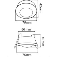Senzor de mișcare a luminii Horoz 088-002-0001 White imaginea #2 — magazin online Desire.md