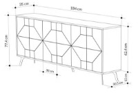 Dulăpior Trendy Duna 183 Light Mocha 184x77x35cm GTR001141 imaginea #4 — magazin online Desire.md