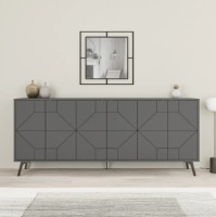 Dulăpior Trendy Duna Anthracit 183x77x35cm GTR001152