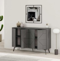 Dulăpior Trendy Dune Anthracit 123x62x35cm GTR006255 imaginea #2 — magazin online Desire.md