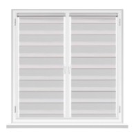 Rolete textile Msrolls Day Night Brilliant B/O 7160/1 Light Grey 0.75x1.70m imaginea #1 — magazin online Desire.md