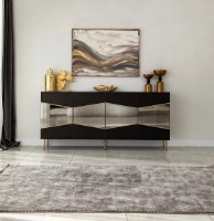 Dulăpior Trendy Frumos Black/Smoke 180x80x40cm GTR001216 imaginea #1 — magazin online Desire.md