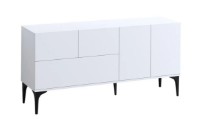 Dulăpior Trendy Glise White/Black 150x75x35cm GTR006257 imaginea #2 — magazin online Desire.md