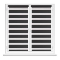 Rolete textile Msrolls Day Night Brilliant B/O 7160/19 Anthracite 0.50x1.70m imaginea #1 — magazin online Desire.md