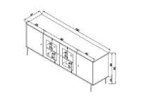 Dulăpior Trendy Hazeran Oak 180x20x41cm GTR006299 imaginea #5 — magazin online Desire.md