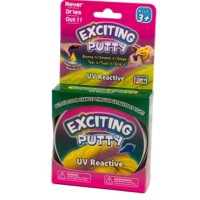 Слайм Exciting Putty UV Reactive 40gr Yellow