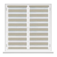 Rolete textile Msrolls Day Night City BO 7338/4 Light Brown 0.75x1.70m imaginea #1 — magazin online Desire.md