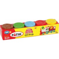 Пластилин Fatih Play Dough Mini 5pcs (50075)