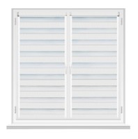 Rolete textile Msrolls Day Night Estera 12427-12 White 0.75x1.70m imaginea #1 — magazin online Desire.md