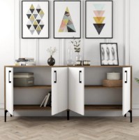 Dulăpior Trendy Kiev Walnut/White 180x78x35cm GTR001164 imaginea #2 — magazin online Desire.md