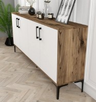 Dulăpior Trendy Kiev Walnut/White 180x78x35cm GTR001164 imaginea #3 — magazin online Desire.md