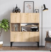 Dulăpior Trendy Krista Oak Sapphire 125x100x35cm GTR006316