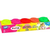 Пластилин Fatih Play Dough Mini Neon 5pcs (50620)