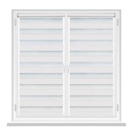 Rolete textile Msrolls Day Night Madrid B/O 721 White 0.60x1.70m imaginea #1 — magazin online Desire.md