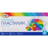 Пластилин Gamma Классический 6 Цветов