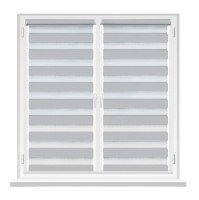 Rolete textile Msrolls Day Night Madrid B/O 727 Light Grey 0.45x1.70m imaginea #1 — magazin online Desire.md