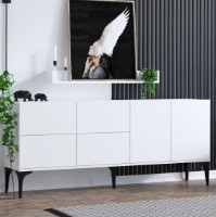 Dulăpior Trendy Lucky White/Black 180x80x40cm GTR006282 imaginea #2 — magazin online Desire.md