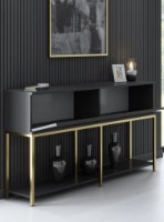 Dulăpior Trendy Lord Anthracit/Gold 150x80x30cm GTR006229 imaginea #2 — magazin online Desire.md