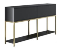 Dulăpior Trendy Lord Anthracit/Gold 150x80x30cm GTR006229 imaginea #3 — magazin online Desire.md