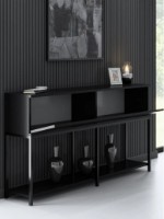 Dulăpior Trendy Lord Black 150x80x30cm GTR006231 imaginea #2 — magazin online Desire.md