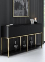 Dulăpior Trendy Lord Black/Gold 150x80x30cm GTR006232