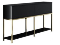 Dulăpior Trendy Lord Black/Gold 150x80x30cm GTR006232 imaginea #3 — magazin online Desire.md