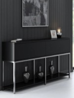 Dulăpior Trendy Lord Black/Silver 150x80x30cm GTR006233 imaginea #1 — magazin online Desire.md
