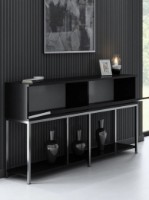 Dulăpior Trendy Lord Black/Silver 150x80x30cm GTR006233 imaginea #2 — magazin online Desire.md