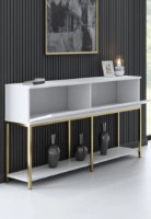 Dulăpior Trendy Lord White/Gold 150x80x30cm GTR006235 imaginea #2 — magazin online Desire.md