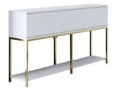 Dulăpior Trendy Lord White/Gold 150x80x30cm GTR006235 imaginea #3 — magazin online Desire.md