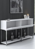 Dulăpior Trendy Lord White/Silver 150x80x30cm GTR006236 imaginea #2 — magazin online Desire.md
