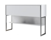 Dulăpior Trendy Luxe Silver/White 120x80x30cm GTR005832 imaginea #4 — magazin online Desire.md