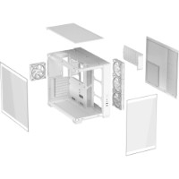 Корпус Asus A32 Plus TG ARGB White фото №3 — интернет-магазин Desire.md