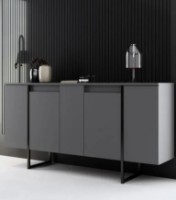 Dulăpior Trendy Luxe Anthracit/Black 160x80x35cm GTR006246 imaginea #4 — magazin online Desire.md