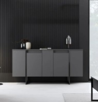 Dulăpior Trendy Luxe Anthracit/Black 160x80x35cm GTR006246