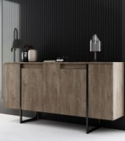 Dulăpior Trendy Luxe Walnut/Black 160x80x35cm GTR006249 imaginea #4 — magazin online Desire.md