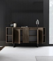 Dulăpior Trendy Luxe Walnut/Black 160x80x35cm GTR006249 imaginea #2 — magazin online Desire.md