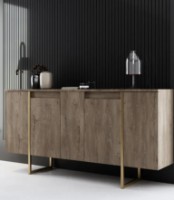 Dulăpior Trendy Luxe Walnut/Gold 160x80x35cm GTR006250 imaginea #4 — magazin online Desire.md