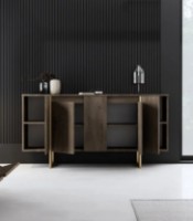 Dulăpior Trendy Luxe Walnut/Gold 160x80x35cm GTR006250 imaginea #2 — magazin online Desire.md