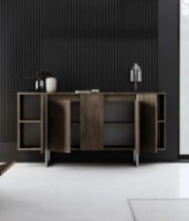 Dulăpior Trendy Luxe Walnut/Silver 160x80x35cm GTR006251 imaginea #2 — magazin online Desire.md