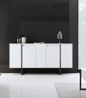 Dulăpior Trendy Luxe White/Black 160x80x35cm GTR006252 imaginea #1 — magazin online Desire.md