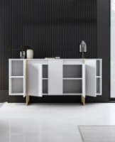 Dulăpior Trendy Luxe White/Gold 160x80x35cm GTR006253 imaginea #3 — magazin online Desire.md